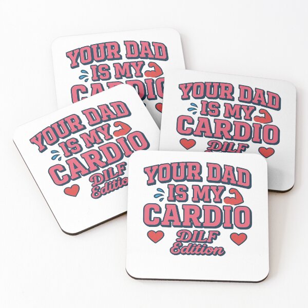 Item preview, Your Dad Is My Cardio – Funny DILF T-Shirt for Women & Fitness Lovers designed and sold by LuxeGraphix.