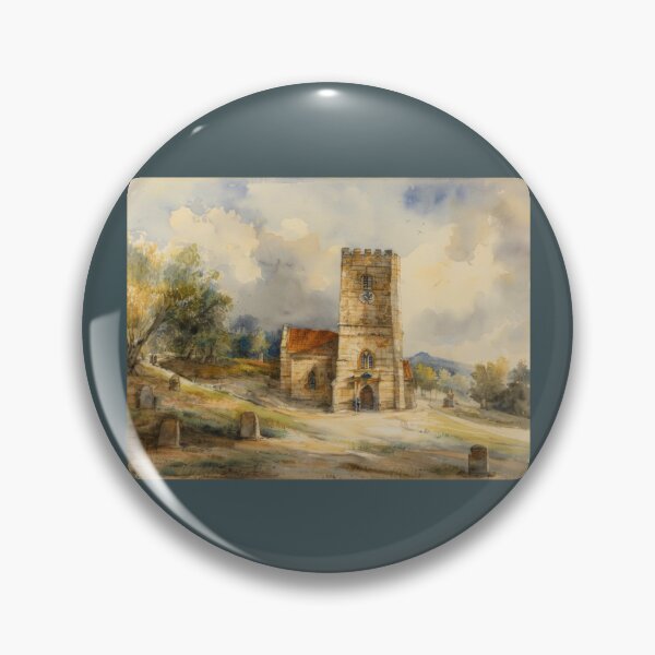 Item preview, St Peters Buckland in the Moor2（watercolour + AI) designed and sold by artsmeow.