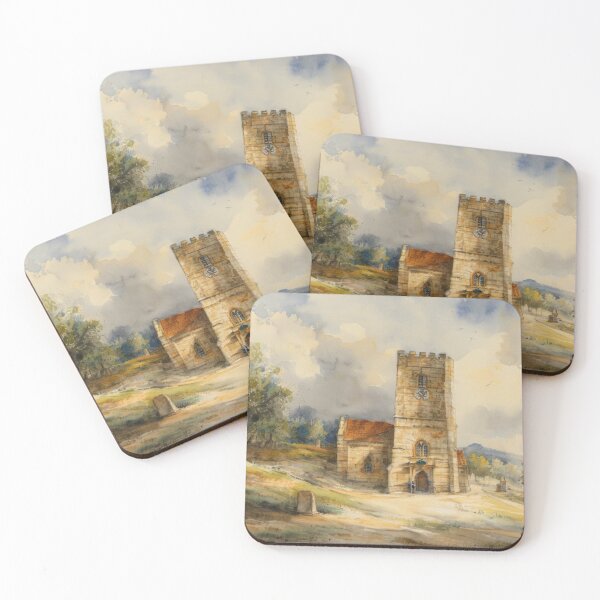 Item preview, St Peters Buckland in the Moor2（watercolour + AI) designed and sold by artsmeow.