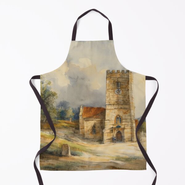 Item preview, St Peters Buckland in the Moor2(watercolour + AI) designed and sold by artsmeow.