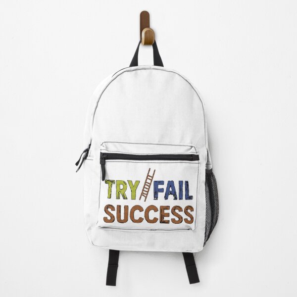 Item preview, Try Fail Success Life Quote designed and sold by Combat Skies.