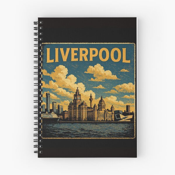 Item preview, Vintage Liverpool Skyline designed and sold by Kray80.