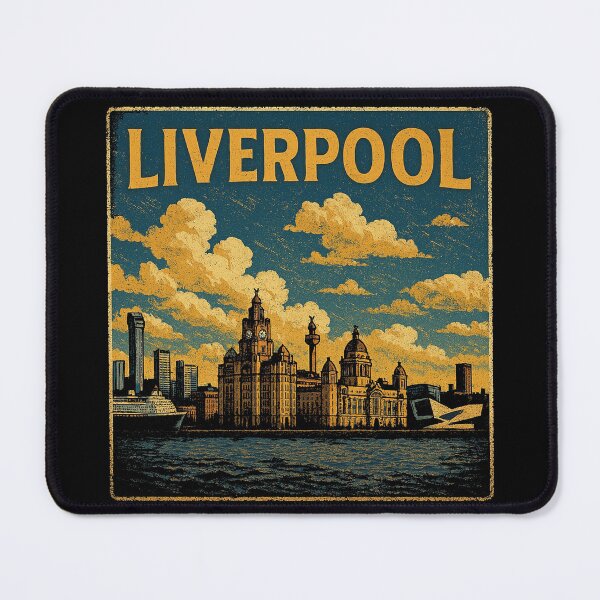 Item preview, Vintage Liverpool Skyline designed and sold by Kray80.