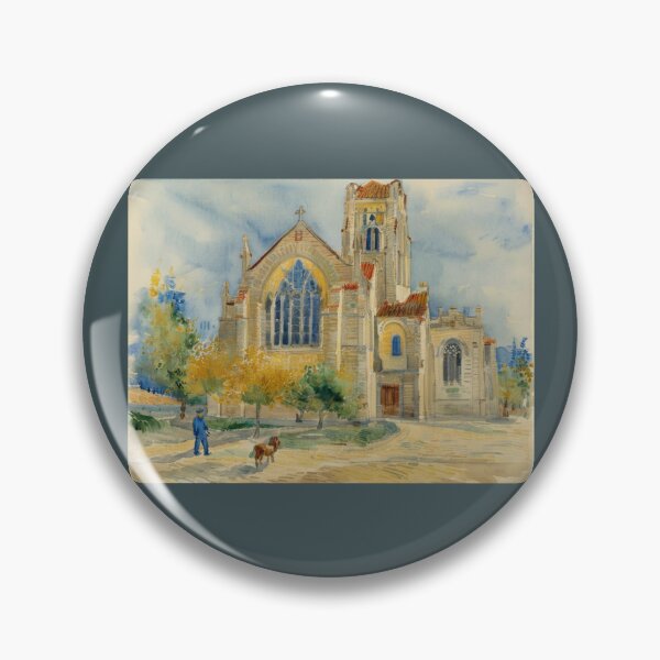 Item preview,  St Marys Church Totnes3（watercolour + AI) designed and sold by artsmeow.