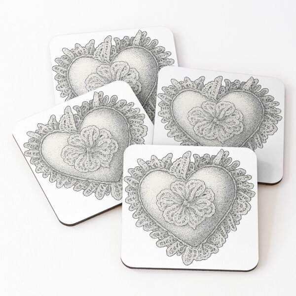 Item preview, Coquette Lace Heart designed and sold by Fatalcybershop.