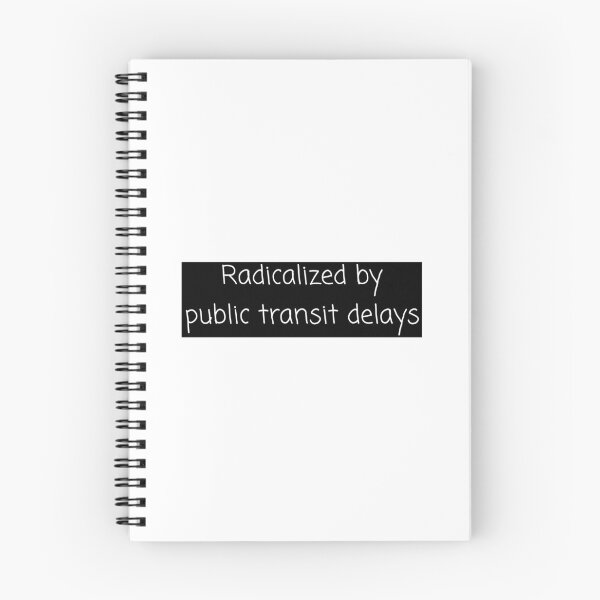Item preview, Radicalized by public transit delays bumper sticker designed and sold by frozencoco.