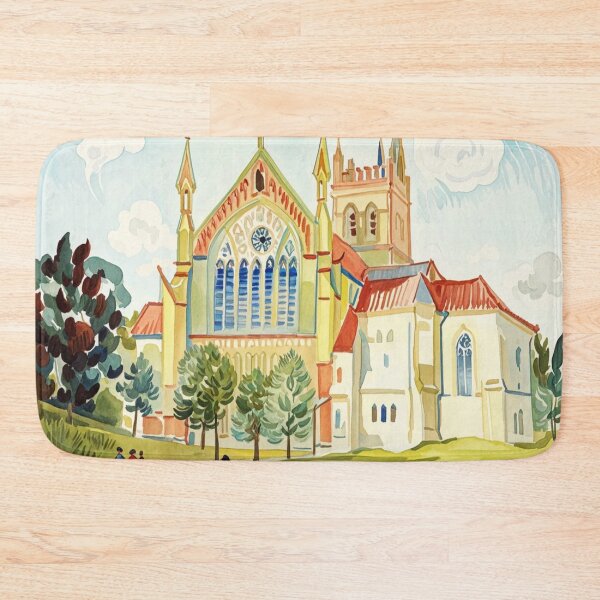 Item preview, St Marys Church Totnes（watercolour + AI) designed and sold by artsmeow.