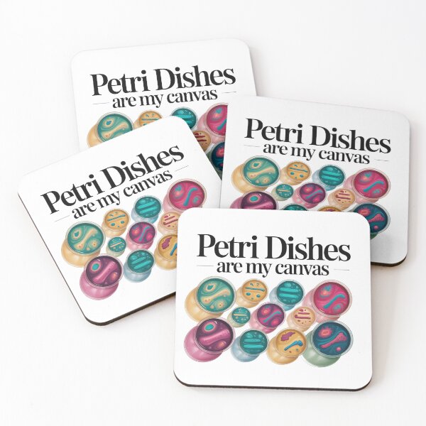 Item preview, Petri dishes are my Canvas, funny microbiology designed and sold by NoetherSym.