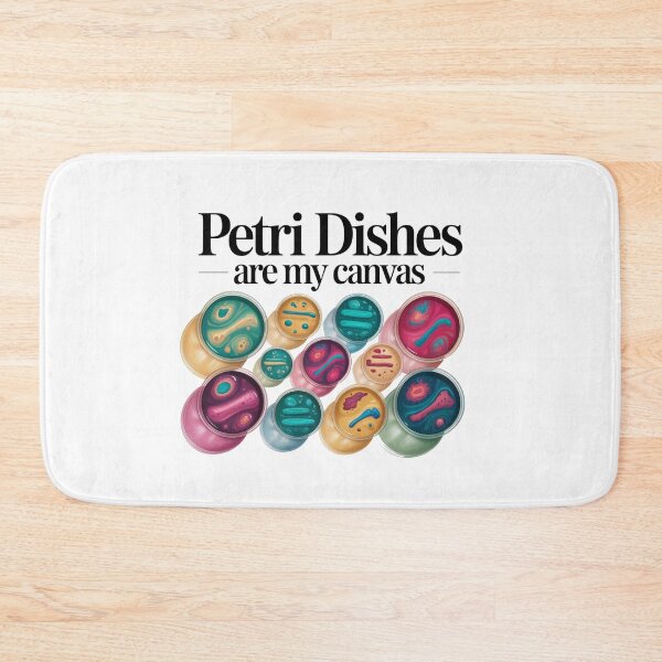 Item preview, Petri dishes are my Canvas, funny microbiology designed and sold by NoetherSym.