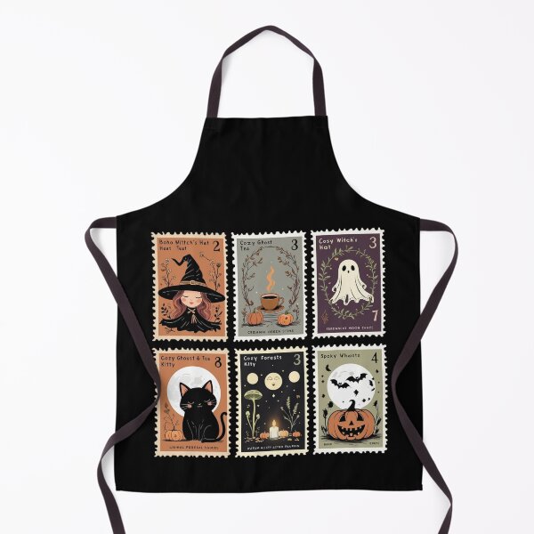 Item preview, post stamp spooky season halloween ghost WITCHY CREW designed and sold by jackoslimited.