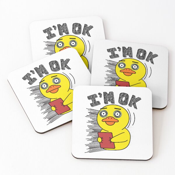 Item preview, I'm ok tired duck designed and sold by ZMaria.