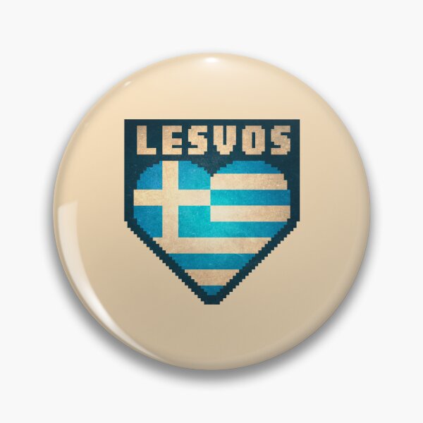 Item preview, Lesvos Greece – Aegean Island Pixel Art designed and sold by PixelDrukiPL.