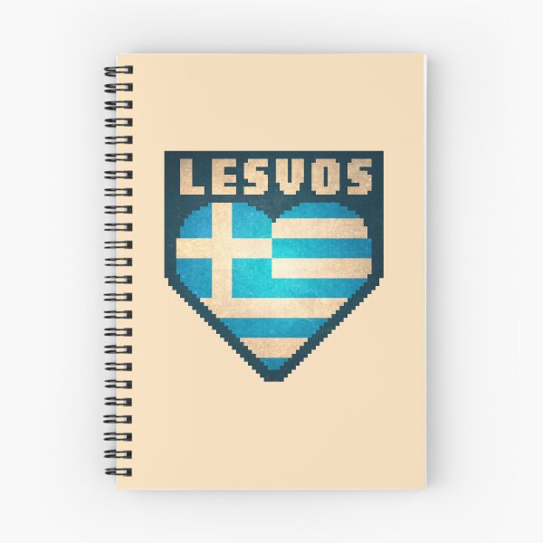 Item preview, Lesvos Greece – Aegean Island Pixel Art designed and sold by PixelDrukiPL.