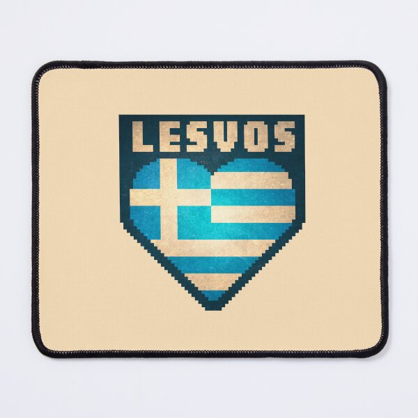Item preview, Lesvos Greece – Aegean Island Pixel Art designed and sold by PixelDrukiPL.