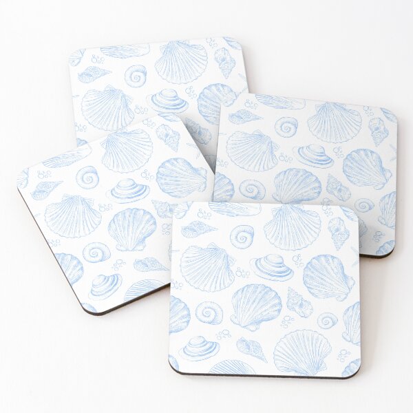 Item preview, Blue Seashells designed and sold by Inspired Life Creative.