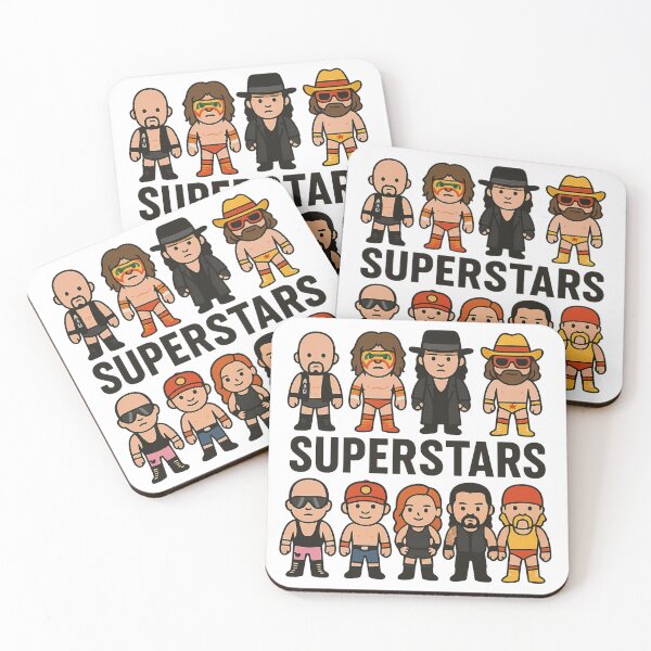 Item preview, Chibi superstars – legendary wrestlers cartoon style designed and sold by LoomisDreams.