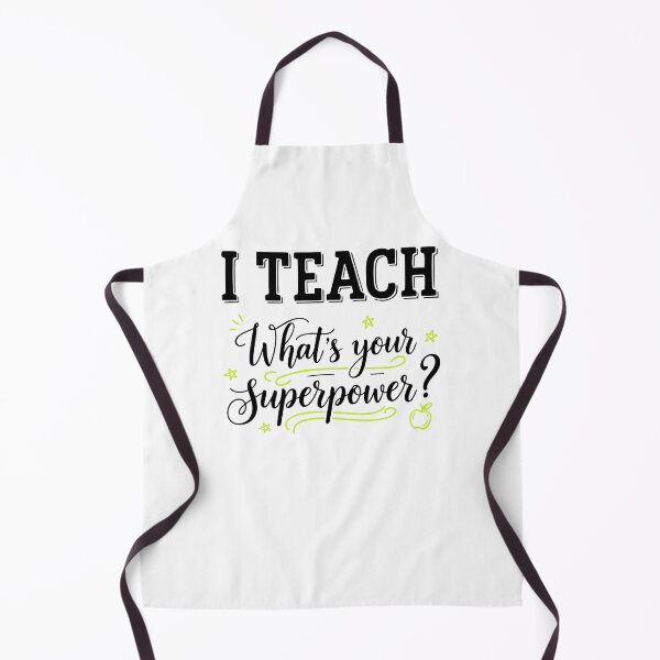 Item preview, I Teach – What’s Your Superpower? Funny Teacher Shirt - K designed and sold by Karma Design.