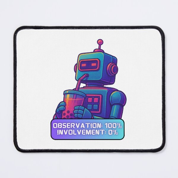 Item preview, No Drama Robot designed and sold by Neon Drift.
