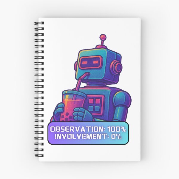 Item preview, No Drama Robot designed and sold by Neon Drift.