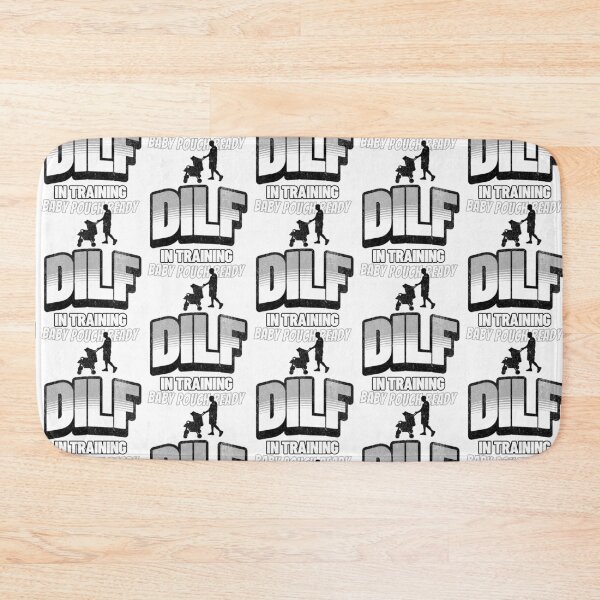Item preview, DILF In Training – Funny New Dad quote| Baby Pouch Ready, baby carrier designed and sold by LuxeGraphix.
