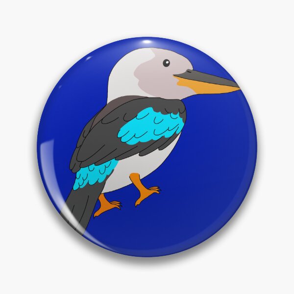 Item preview, Blue Winged Kookaburra designed and sold by Leapingdoe.