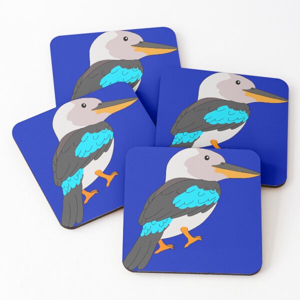 Item preview, Blue Winged Kookaburra designed and sold by Leapingdoe.