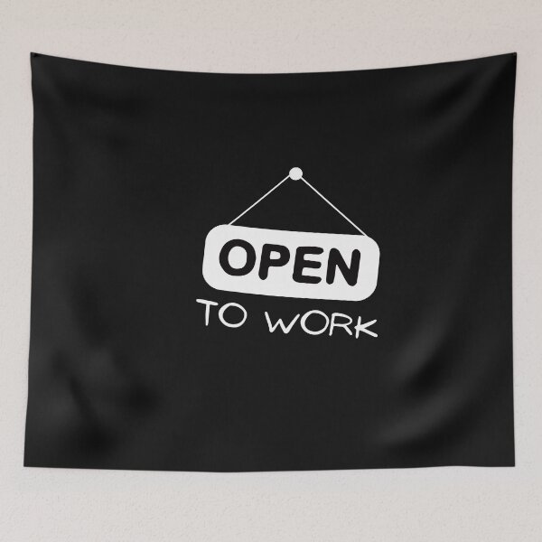 Item preview, Open to Work designed and sold by creativemondays.