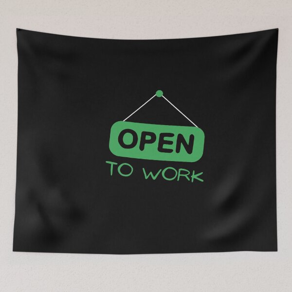 Item preview, Open to Work designed and sold by creativemondays.