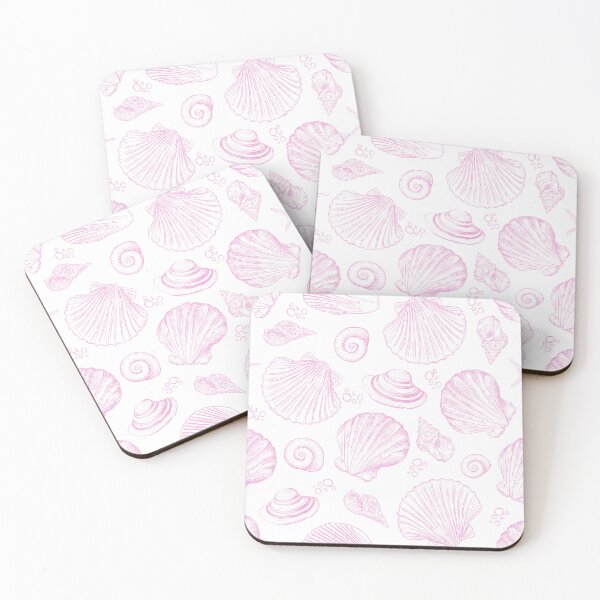 Item preview, Pastel Pink Seashells designed and sold by Inspired Life Creative.