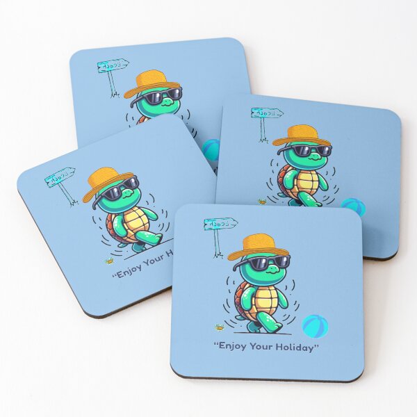 Item preview, Tomo the Tortoise Says: "Enjoy Your Holiday" designed and sold by tomothetortoise.