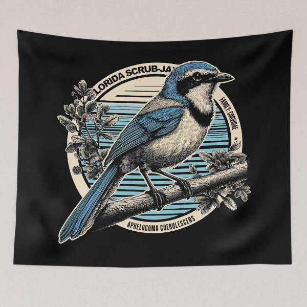 Item preview, Florida Scrub-Jay 5 designed and sold by theAVIARY7.