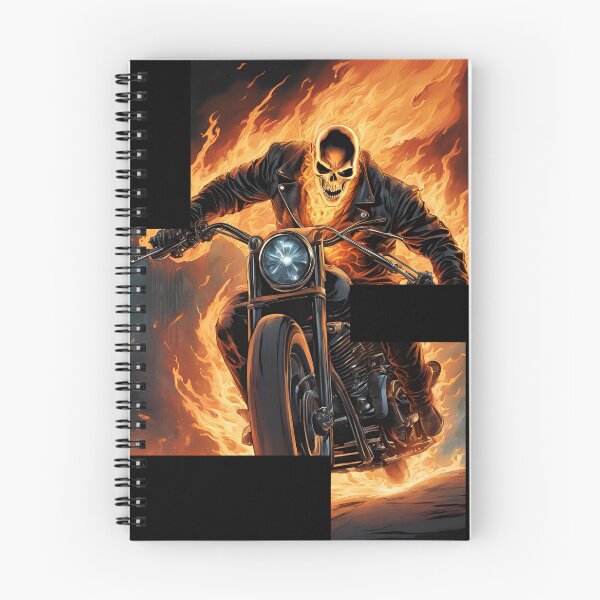 Item preview, Ghost rider on a fire motorbike 4 designed and sold by Neon G.