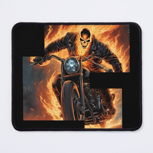Item preview, Ghost rider on a fire motorbike 4 designed and sold by Neon G.