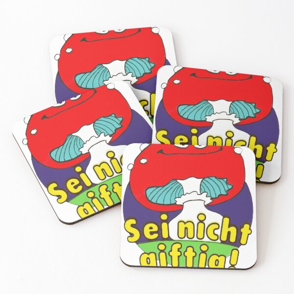 Item preview, Don't be poisonous! – Original Hanuta sticker with a toadstool (80s cult motif) designed and sold by Alpha Stag.
