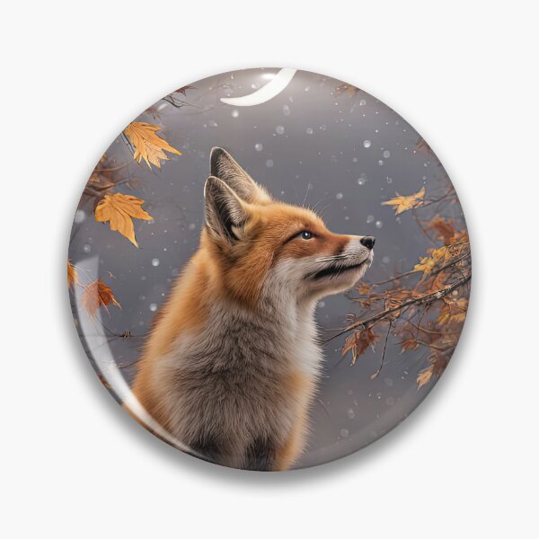 Item preview, Fall Autumn Equinox with Fox Star Moon Foliage Beutiful designed and sold by Stephanie Laird.