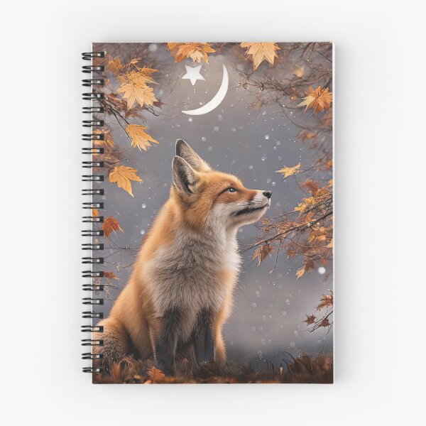 Item preview, Fall Autumn Equinox with Fox Star Moon Foliage Beutiful designed and sold by Stephanie Laird.