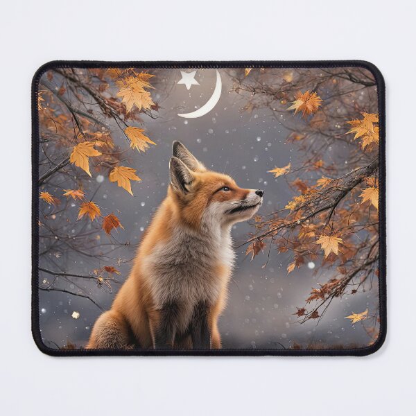 Item preview, Fall Autumn Equinox with Fox Star Moon Foliage Beutiful designed and sold by Stephanie Laird.