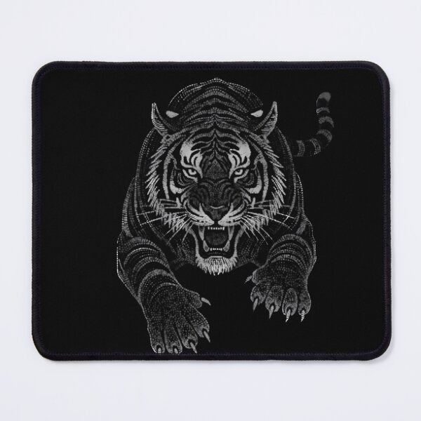 Item preview, Majestic Dotted Tiger - Roaring Dot Art designed and sold by Linework Studio.