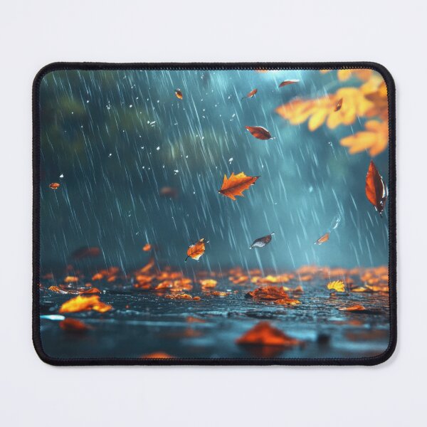 Item preview, Autumn leaves fall in heavy rain designed and sold by anytka.