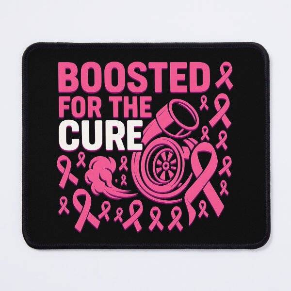 Item preview, Boosted For The Cure Pink Turbo Breast Cancer Racing designed and sold by CarantinedChaos.
