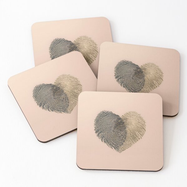 Item preview, Fingerprint Heart | Minimalist Love Symbol  designed and sold by A L O N E.