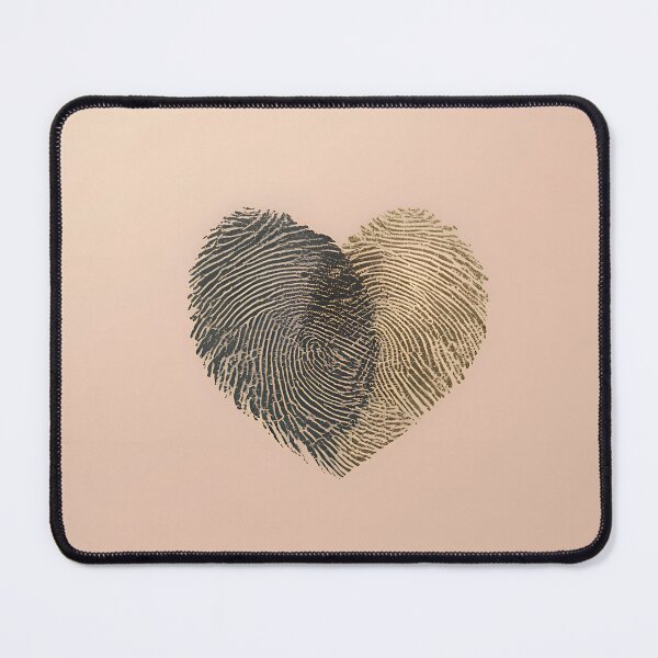 Item preview, Fingerprint Heart | Minimalist Love Symbol designed and sold by A L O N E.