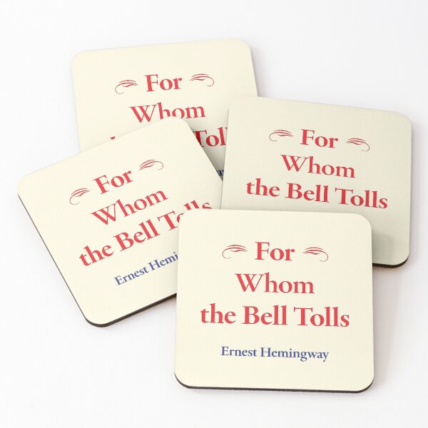 Item preview, Ernest Hemingway, For Whom the Bell Tolls designed and sold by CharlottePlaceArt.