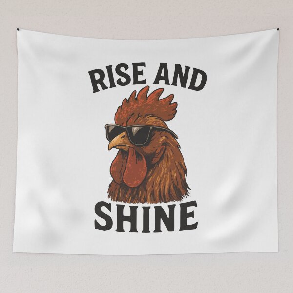 Item preview, Rise And Shine (with Black Lettering) designed and sold by VelvetRoom.