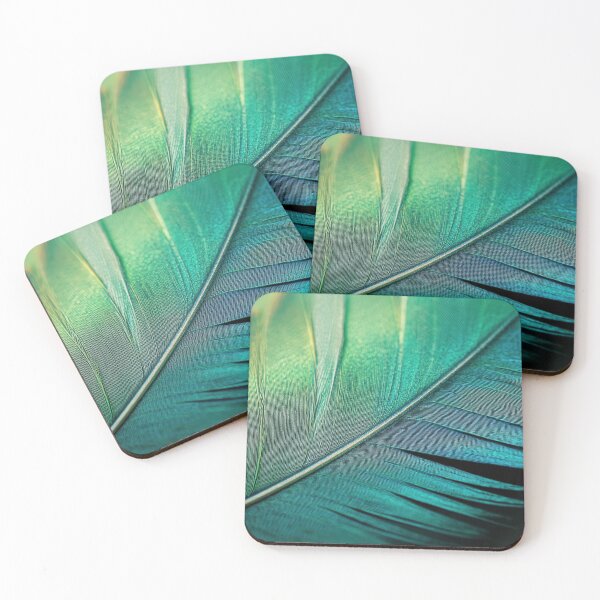 Item preview, Beautiful green feather close-up designed and sold by anytka.