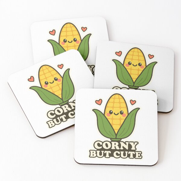 Item preview, Corny But Cute – Smiling Corn Pun designed and sold by BloomKind.