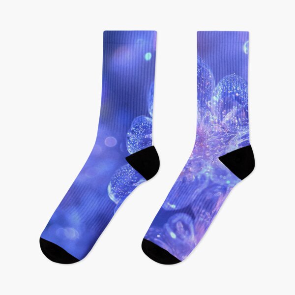 Item preview, Blue glowing ocean flowers designed and sold by anytka.