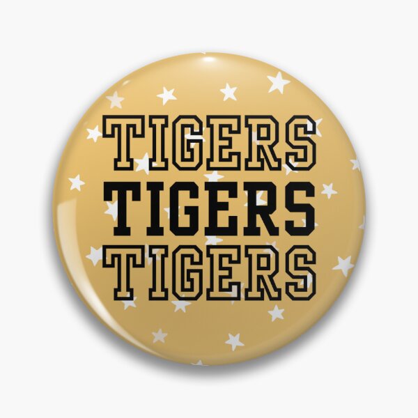 Tigers Game Day Button Pin
