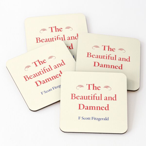 Item preview, F Scott Fitzgerald, The Beautiful and Damned, Classic Literature designed and sold by CharlottePlaceArt.