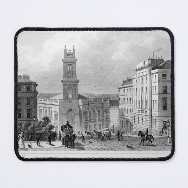 Item preview, St. Stephens Church, Edinburgh, vintage engraving from 1829 designed and sold by IconArchive.